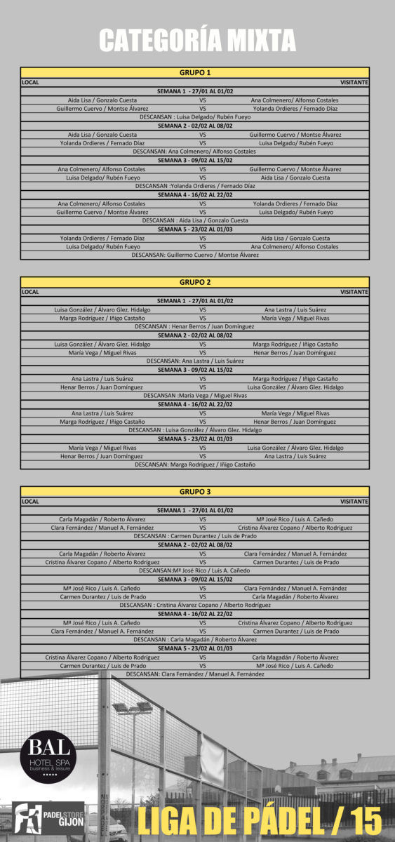 CATEGORIA MIXTA